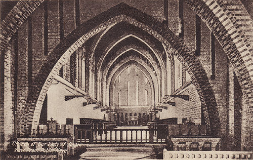 Inside of Quarr Abbey
