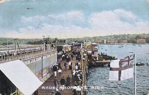 Ryde Pier showing Pier Head tramway station